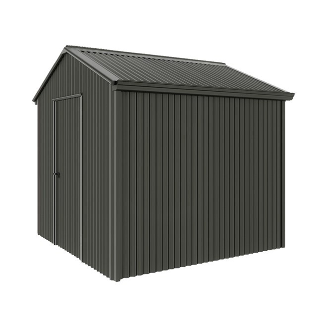 Handi-Heritage Shed H1 2.54X2.52 Roof:Slate Grey Wall:Slate Grey Gable End Single Door