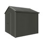 Handi-Heritage Shed H1 2.54X2.52 Roof:Slate Grey Wall:Slate Grey Gable End Single Door