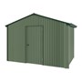Handi-Heritage Shed H2 3.30X2.52 Roof:Caulfield Green Wall:Rivergum Gable End Single Door