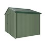Handi-Heritage Shed H2 3.30X2.52 Roof:Caulfield Green Wall:Rivergum Gable End Single Door