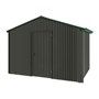 Handi-Heritage Shed H2 3.30X2.52 Roof:Caulfield Green Wall:Slate Grey Gable End Single Door