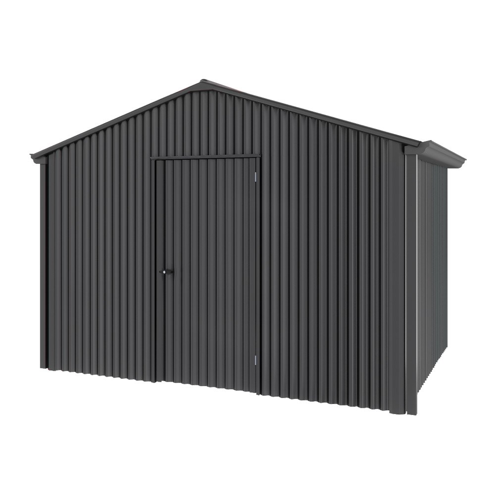 Handi-Heritage Shed H2 3.30X2.52 Roof:Gun Metal Grey Wall:Gun Metal Grey Gable End Single Door