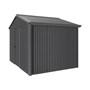 Handi-Heritage Shed H2 3.30X2.52 Roof:Gun Metal Grey Wall:Gun Metal Grey Gable End Single Door