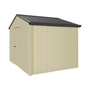 Handi-Heritage Shed H2 3.30X2.52 Roof:Gun Metal Grey Wall:Primrose Gable End Single Door