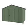 Handi-Heritage Shed H2 3.30X2.52 Roof:Gun Metal Grey Wall:Rivergum Gable End Single Door