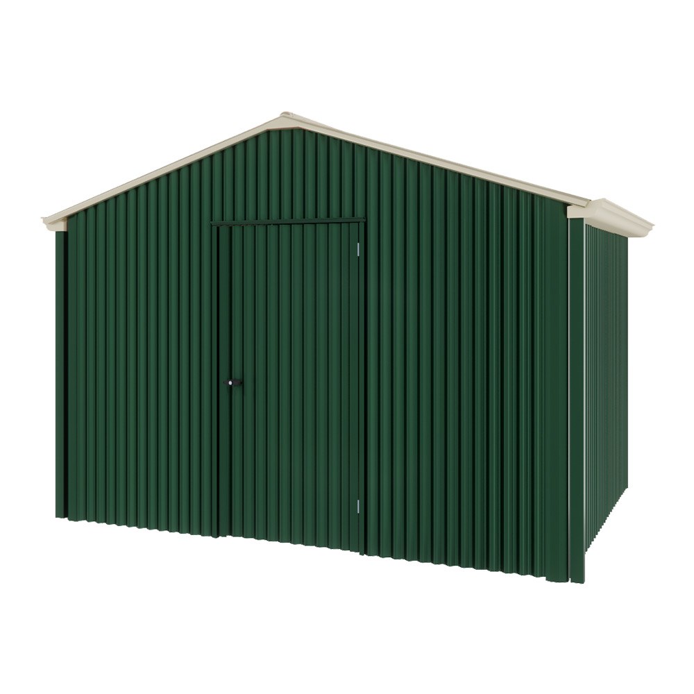 Handi-Heritage Shed H2 3.30X2.52 Roof:Merino Wall:Caulfield Green Gable End Single Door