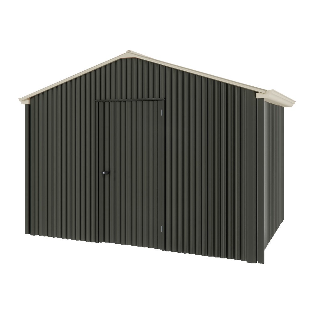 Handi-Heritage Shed H2 3.30X2.52 Roof:Merino Wall:Slate Grey Gable End Single Door