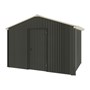 Handi-Heritage Shed H2 3.30X2.52 Roof:Merino Wall:Slate Grey Gable End Single Door