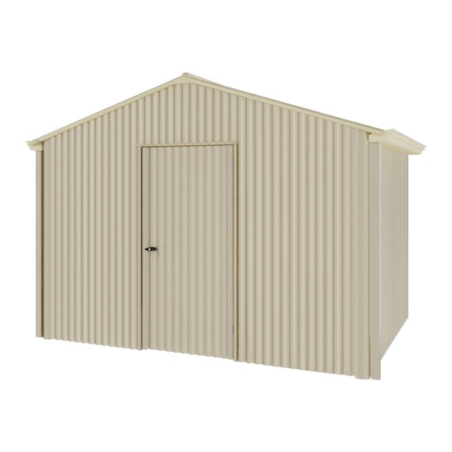 Handi-Heritage Shed H2 3.30X2.52 Roof:Primrose Wall:Merino Gable End Single Door