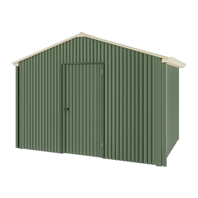 Handi-Heritage Shed H2 3.30X2.52 Roof:Primrose Wall:Rivergum Gable End Single Door