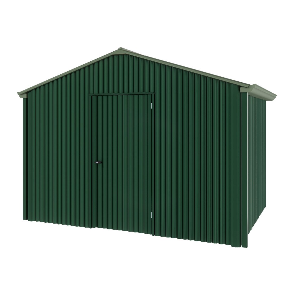 Handi-Heritage Shed H2 3.30X2.52 Roof:Rivergum Wall:Caulfield Green Gable End Single Door