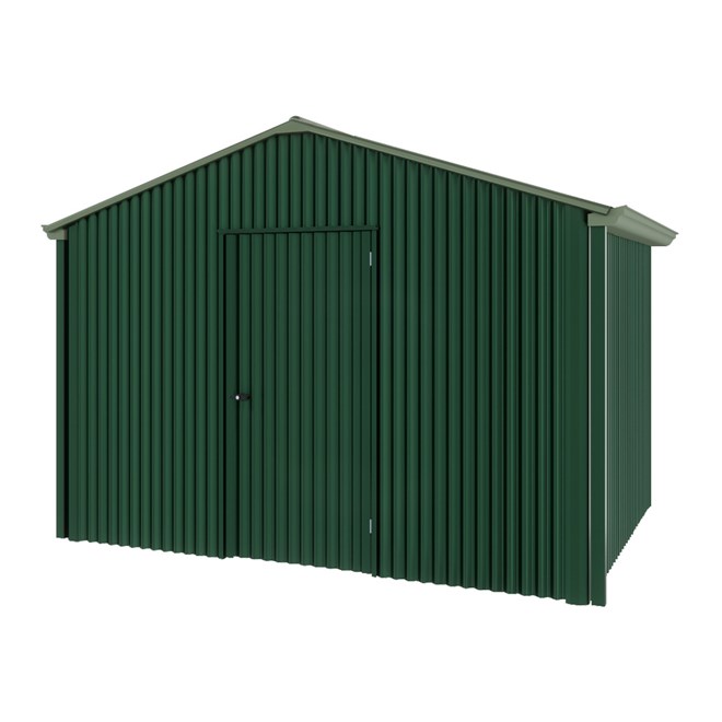 Handi-Heritage Shed H2 3.30X2.52 Roof:Rivergum Wall:Caulfield Green Gable End Single Door