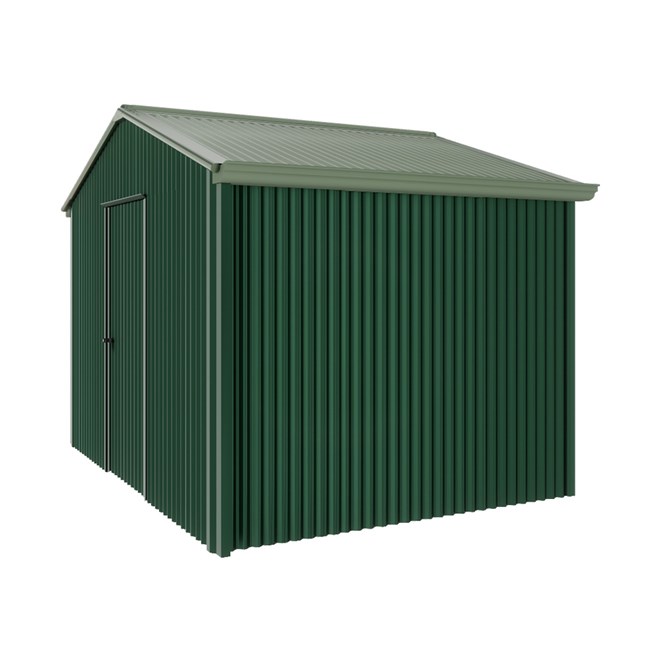 Handi-Heritage Shed H2 3.30X2.52 Roof:Rivergum Wall:Caulfield Green Gable End Single Door