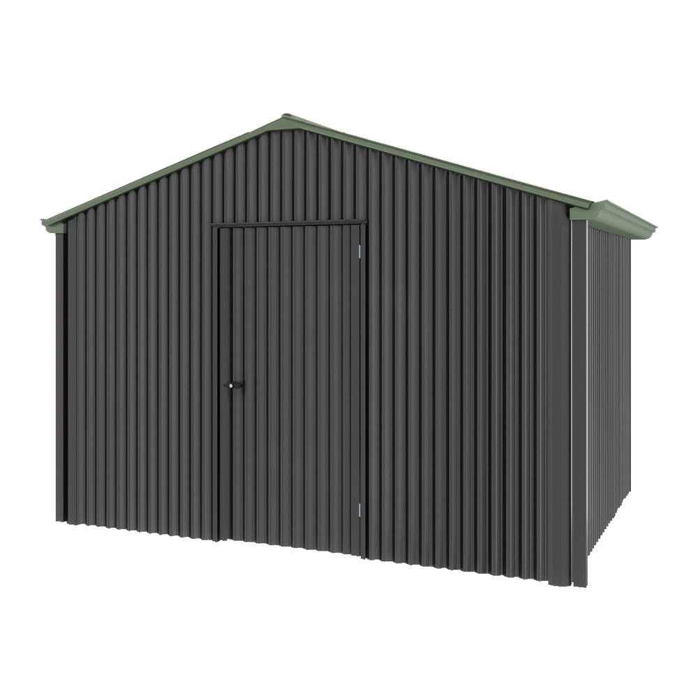 Handi-Heritage Shed H2 3.30X2.52 Roof:Rivergum Wall:Gun Metal Grey Gable End Single Door