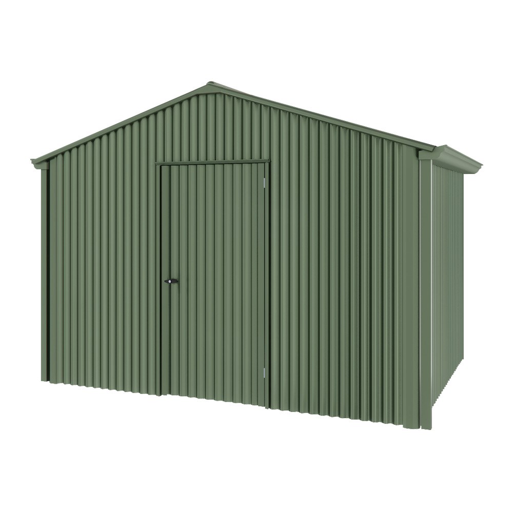 Handi-Heritage Shed H2 3.30X2.52 Roof:Rivergum Wall:Rivergum Gable End Single Door