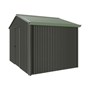Handi-Heritage Shed H2 3.30X2.52 Roof:Rivergum Wall:Slate Grey Gable End Single Door