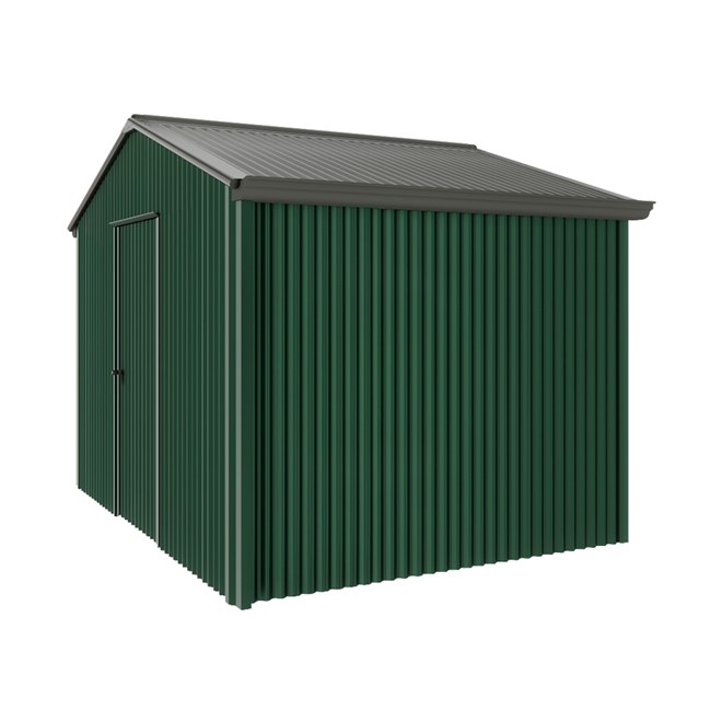 Handi-Heritage Shed H2 3.30X2.52 Roof:Slate Grey Wall:Caulfield Green Gable End Single Door