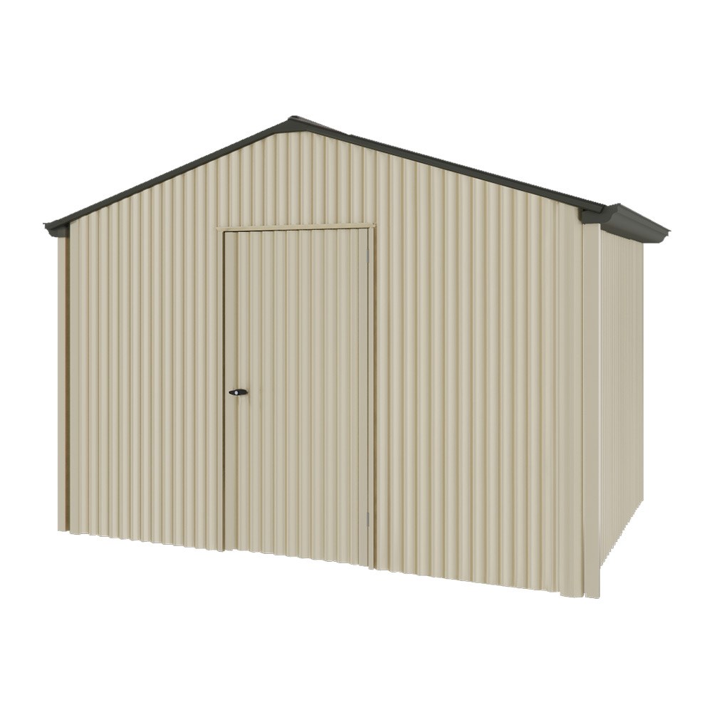 Handi-Heritage Shed H2 3.30X2.52 Roof:Slate Grey Wall:Merino Gable End Single Door