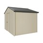 Handi-Heritage Shed H2 3.30X2.52 Roof:Slate Grey Wall:Merino Gable End Single Door