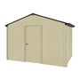 Handi-Heritage Shed H2 3.30X2.52 Roof:Slate Grey Wall:Primrose Gable End Single Door