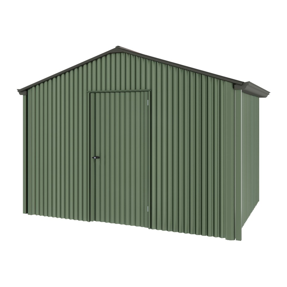 Handi-Heritage Shed H2 3.30X2.52 Roof:Slate Grey Wall:Rivergum Gable End Single Door