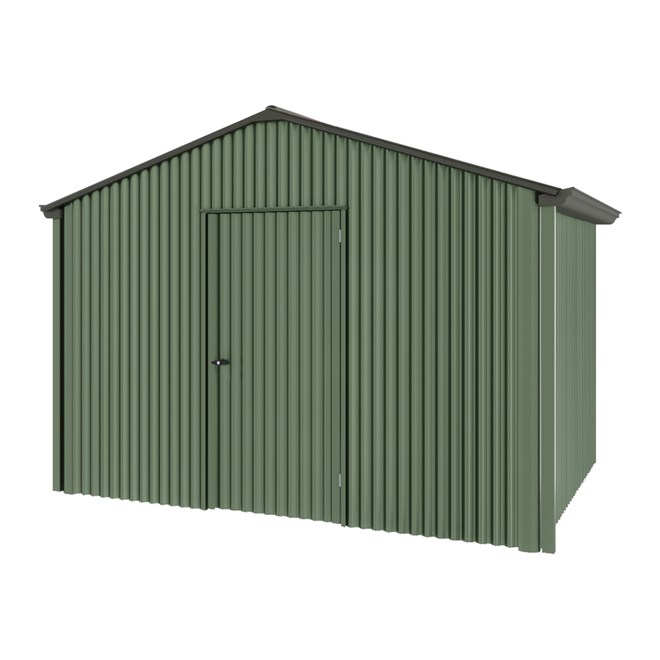 Handi-Heritage Shed H2 3.30X2.52 Roof:Slate Grey Wall:Rivergum Gable End Single Door