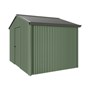 Handi-Heritage Shed H2 3.30X2.52 Roof:Slate Grey Wall:Rivergum Gable End Single Door
