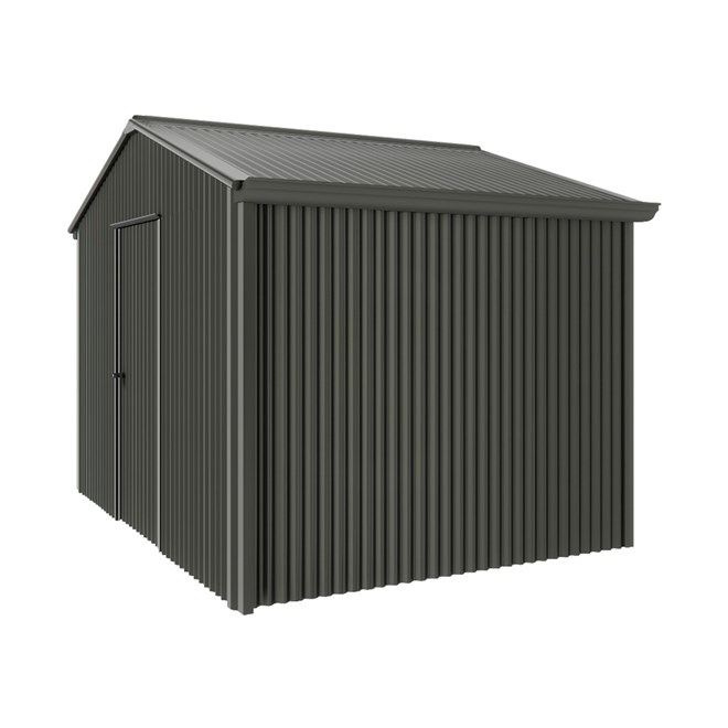 Handi-Heritage Shed H2 3.30X2.52 Roof:Slate Grey Wall:Slate Grey Gable End Single Door