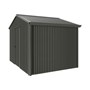 Handi-Heritage Shed H2 3.30X2.52 Roof:Slate Grey Wall:Slate Grey Gable End Single Door