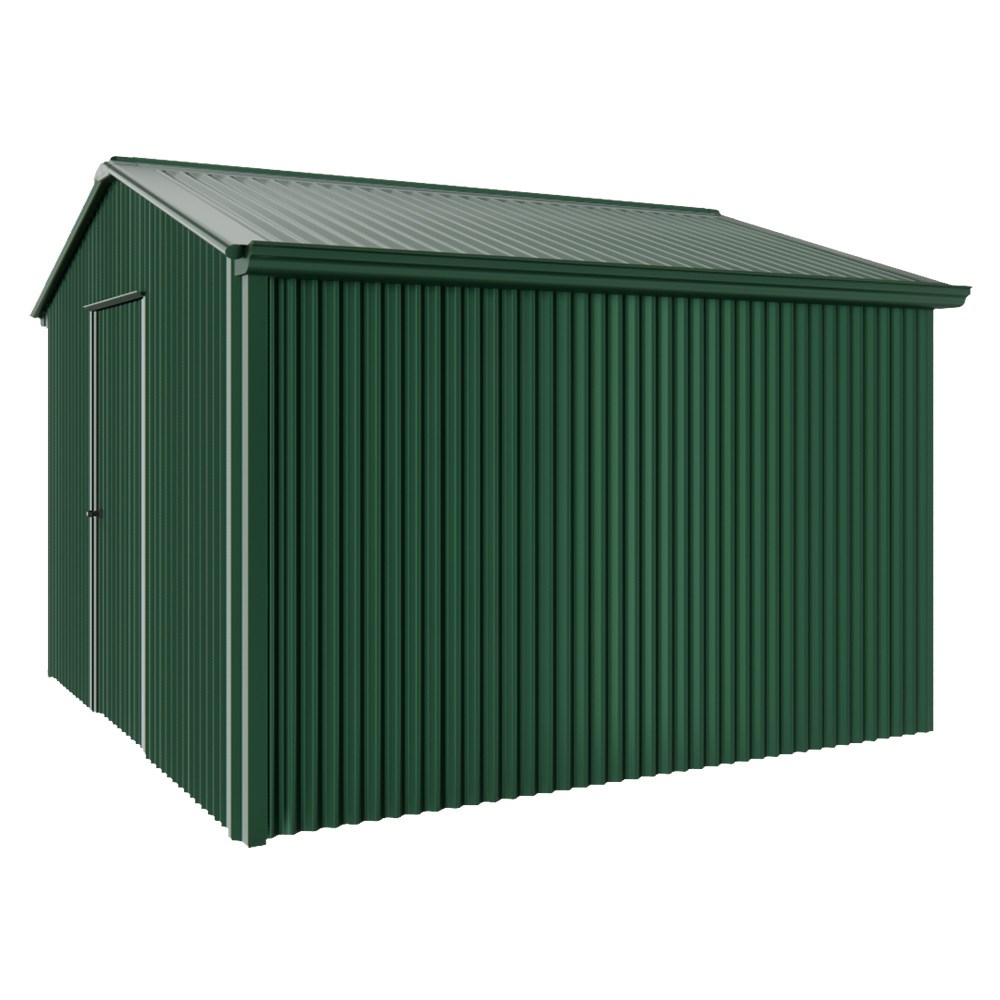 Handi-Heritage Shed H3 3.30X3.30 Roof:Caulfield Green Wall:Caulfield Green Gable End Single Door