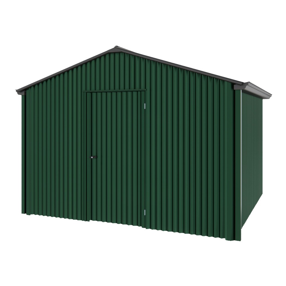 Handi-Heritage Shed H3 3.30X3.30 Roof:Gun Metal Grey Wall:Caulfield Green Gable End Single Door