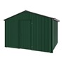 Handi-Heritage Shed H3 3.30X3.30 Roof:Gun Metal Grey Wall:Caulfield Green Gable End Single Door