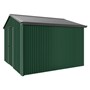 Handi-Heritage Shed H3 3.30X3.30 Roof:Gun Metal Grey Wall:Caulfield Green Gable End Single Door