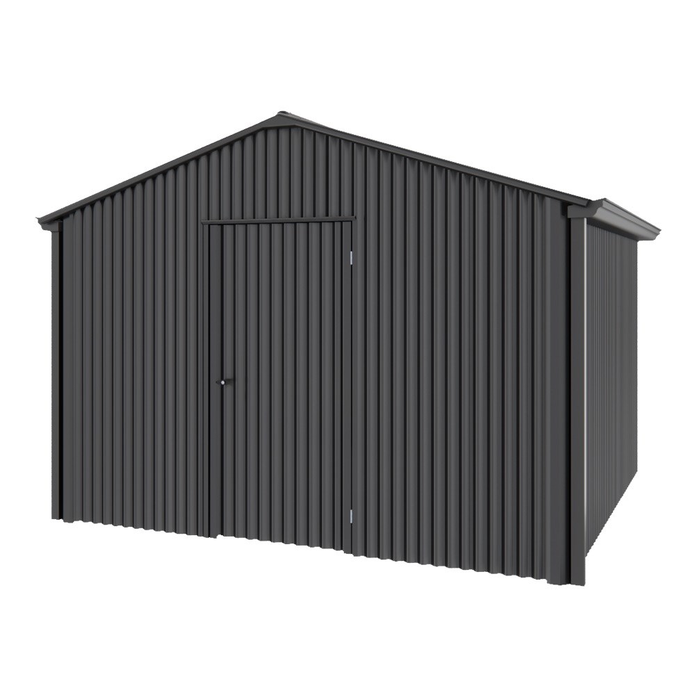 Handi-Heritage Shed H3 3.30X3.30 Roof:Gun Metal Grey Wall:Gun Metal Grey Gable End Single Door