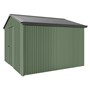 Handi-Heritage Shed H3 3.30X3.30 Roof:Gun Metal Grey Wall:Rivergum Gable End Single Door