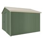 Handi-Heritage Shed H3 3.30X3.30 Roof:Merino Wall:Rivergum Gable End Single Door