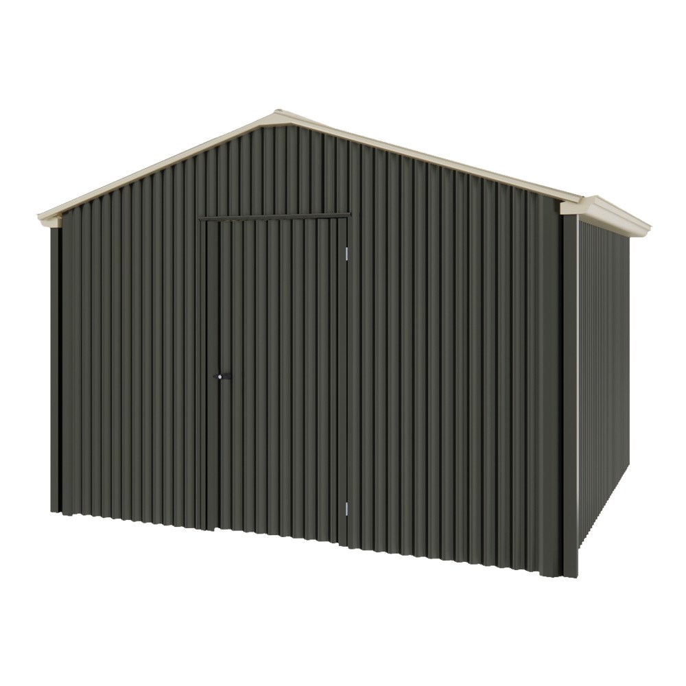Handi-Heritage Shed H3 3.30X3.30 Roof:Merino Wall:Slate Grey Gable End Single Door