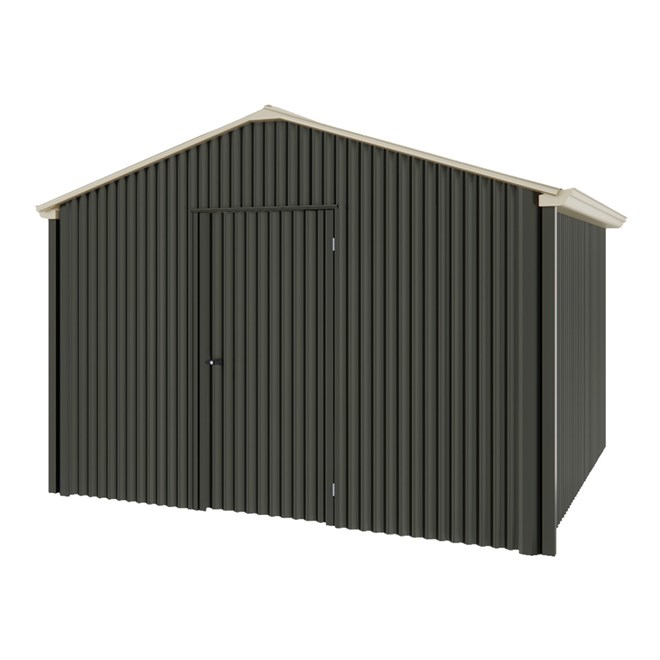 Handi-Heritage Shed H3 3.30X3.30 Roof:Merino Wall:Slate Grey Gable End Single Door