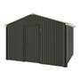 Handi-Heritage Shed H3 3.30X3.30 Roof:Merino Wall:Slate Grey Gable End Single Door