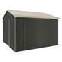 Handi-Heritage Shed H3 3.30X3.30 Roof:Merino Wall:Slate Grey Gable End Single Door