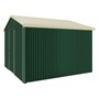 Handi-Heritage Shed H3 3.30X3.30 Roof:Primrose Wall:Caulfield Green Gable End Single Door