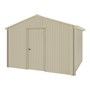 Handi-Heritage Shed H3 3.30X3.30 Roof:Primrose Wall:Merino Gable End Single Door