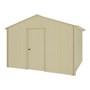 Handi-Heritage Shed H3 3.30X3.30 Roof:Primrose Wall:Primrose Gable End Single Door