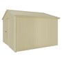 Handi-Heritage Shed H3 3.30X3.30 Roof:Primrose Wall:Primrose Gable End Single Door