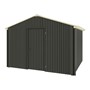 Handi-Heritage Shed H3 3.30X3.30 Roof:Primrose Wall:Slate Grey Gable End Single Door