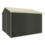 Handi-Heritage Shed H3 3.30X3.30 Roof:Primrose Wall:Slate Grey Gable End Single Door
