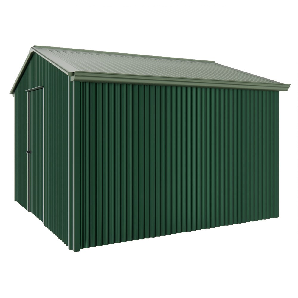 Handi-Heritage Shed H3 3.30X3.30 Roof:Rivergum Wall:Caulfield Green Gable End Single Door