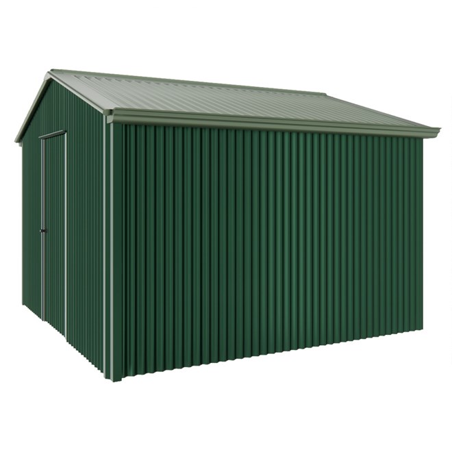 Handi-Heritage Shed H3 3.30X3.30 Roof:Rivergum Wall:Caulfield Green Gable End Single Door