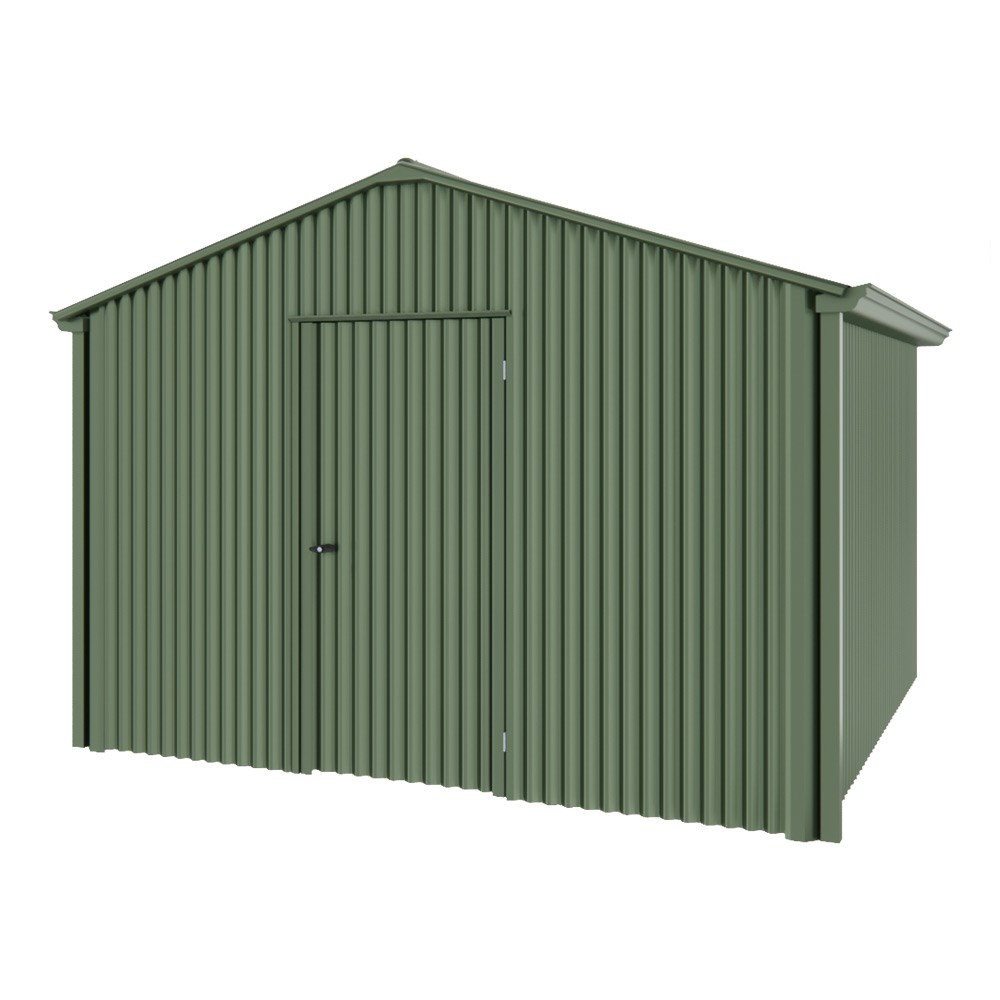 Handi-Heritage Shed H3 3.30X3.30 Roof:Rivergum Wall:Rivergum  Gable End Single Door