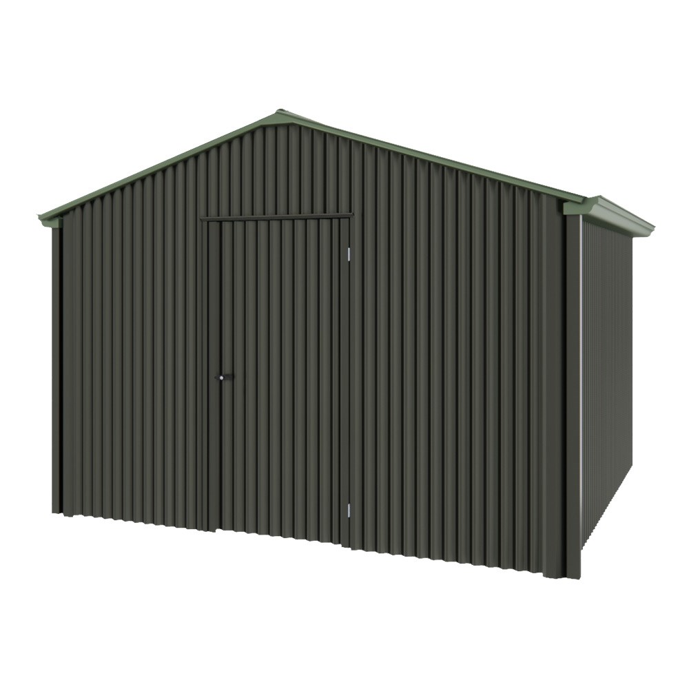 Handi-Heritage Shed H3 3.30X3.30 Roof:Rivergum Wall:Slate Grey Gable End Single Door